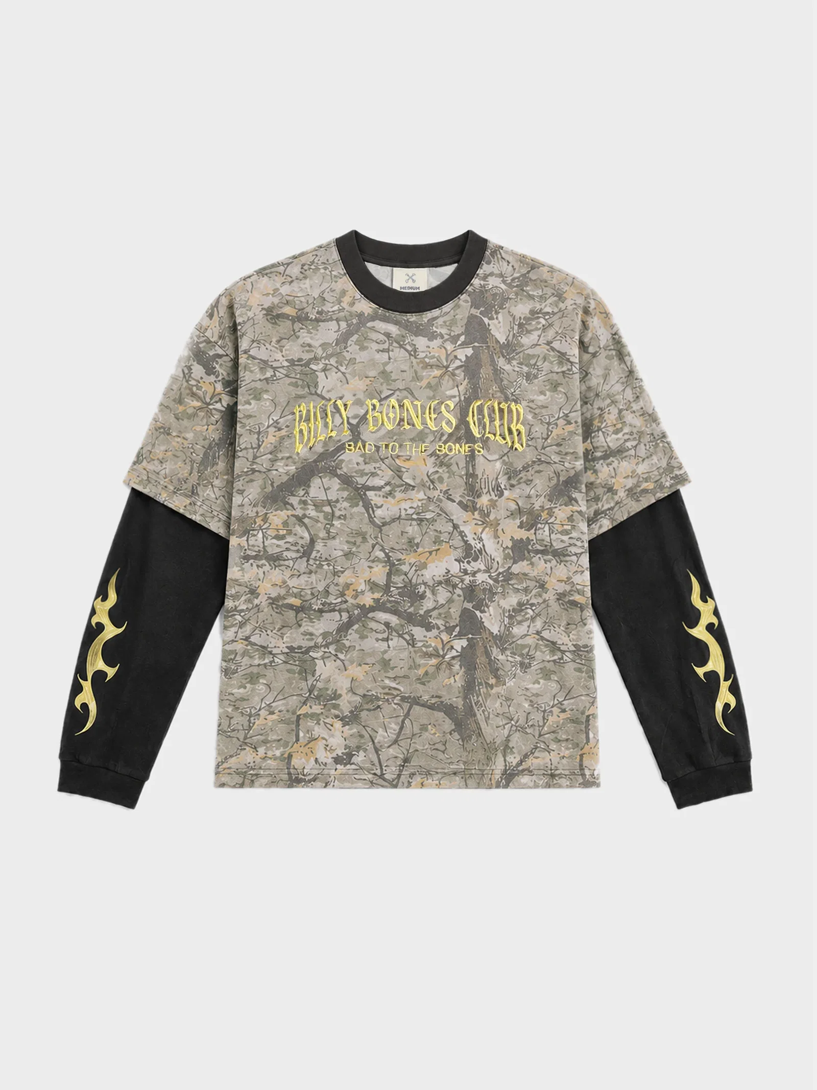 Image of Commando Layered Tee - Bush Camo