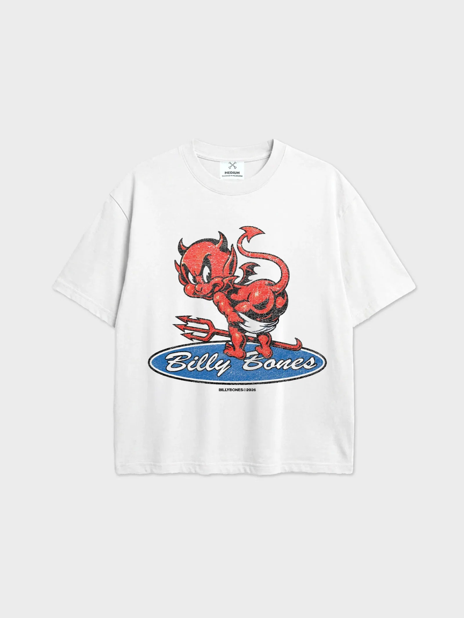 Image of Too Many Cracks Tee - Vintage White
