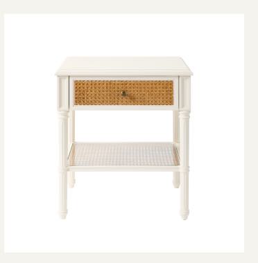Harbour Cane 1-Drawer Nightstand