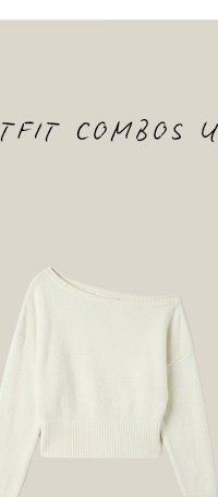 White Knit Top Off Shoulder Long Sleeve