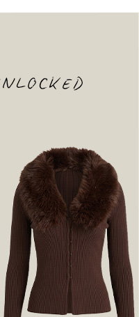 Brown Fitted Cardigan