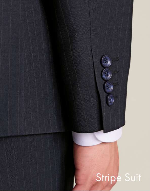 Stripe Suit - French Navy