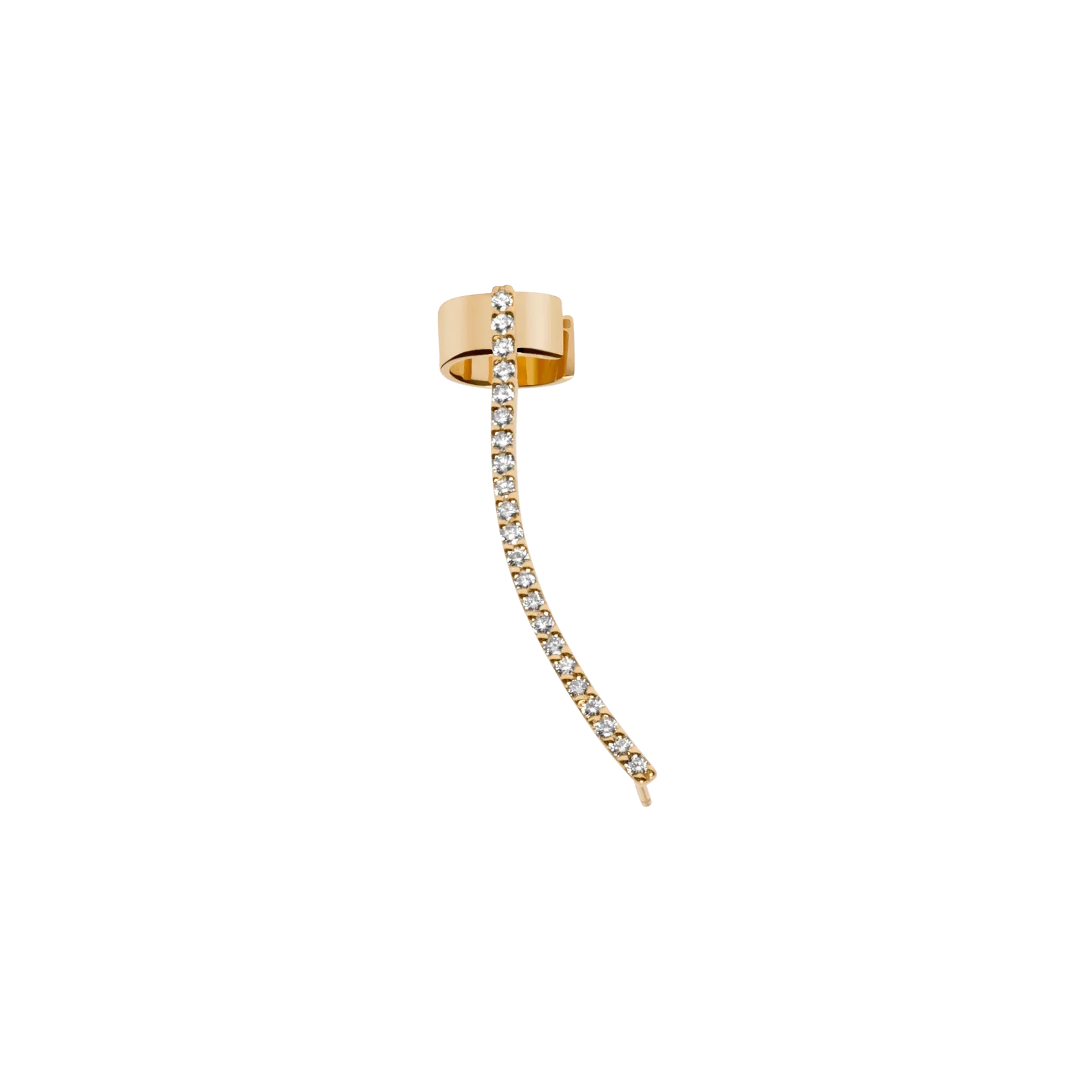 Archival Path Ear Climber Cuff