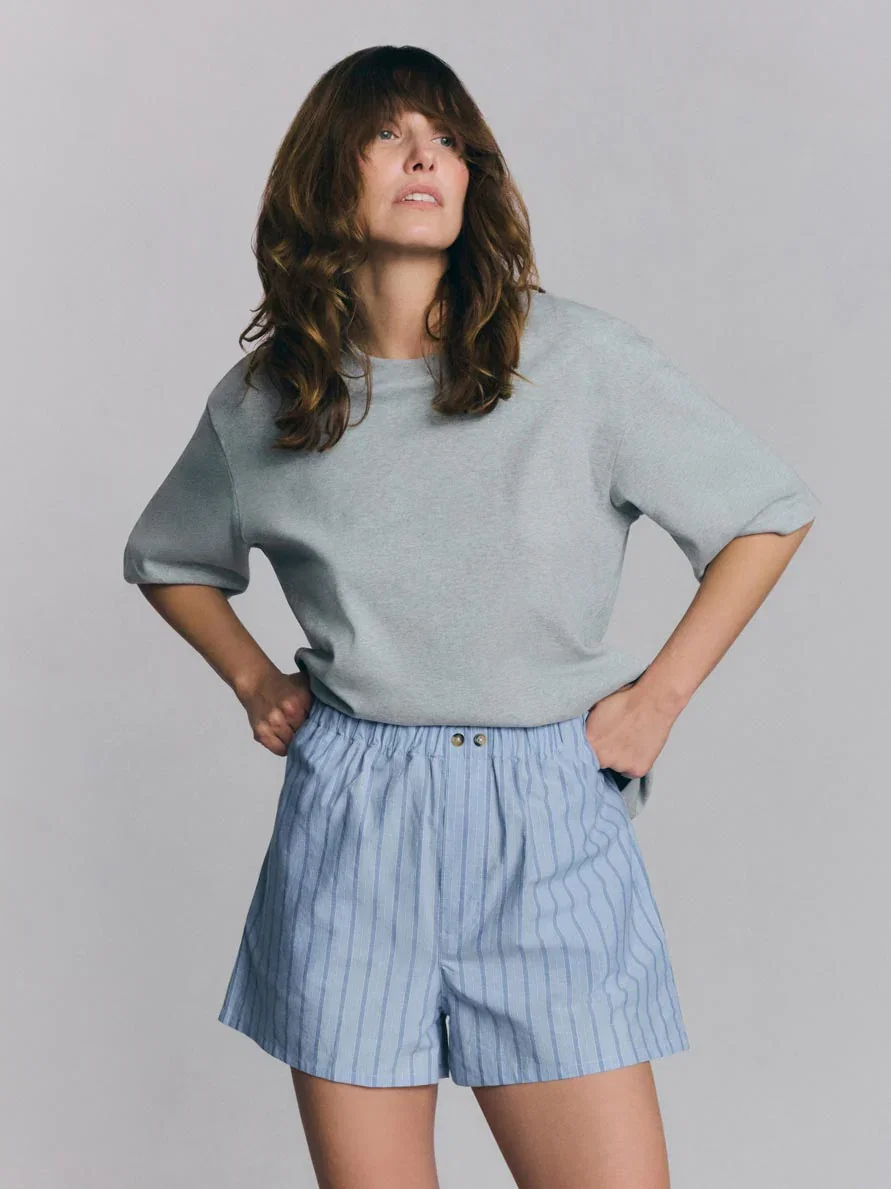 Image of Favourite Shirt Stripe Cotton Boxer Shorts