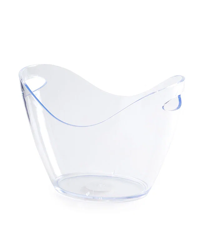 Image of Clear Ice Bucket 4 Litre - 27cm x 20cm x 20cm