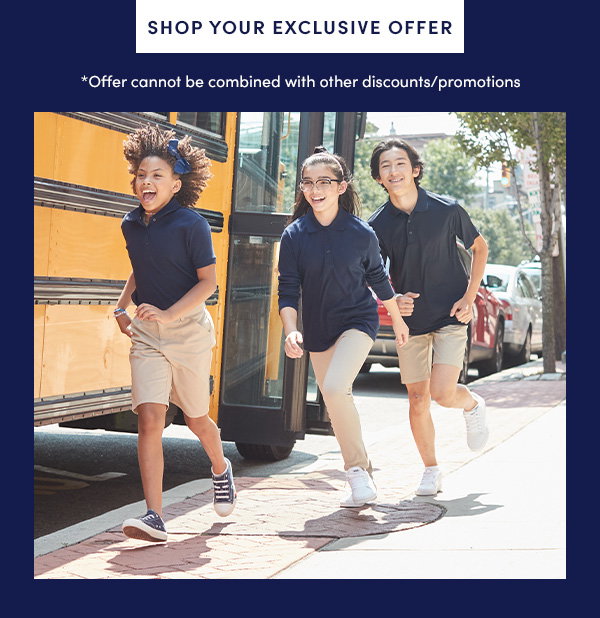20% off back to school essentials