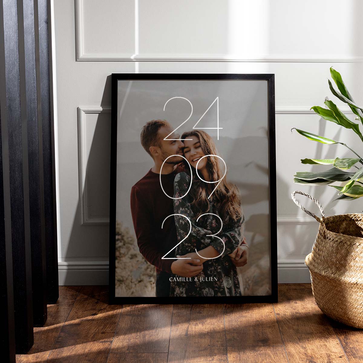 Image of Poster personnalisé avec date et nom