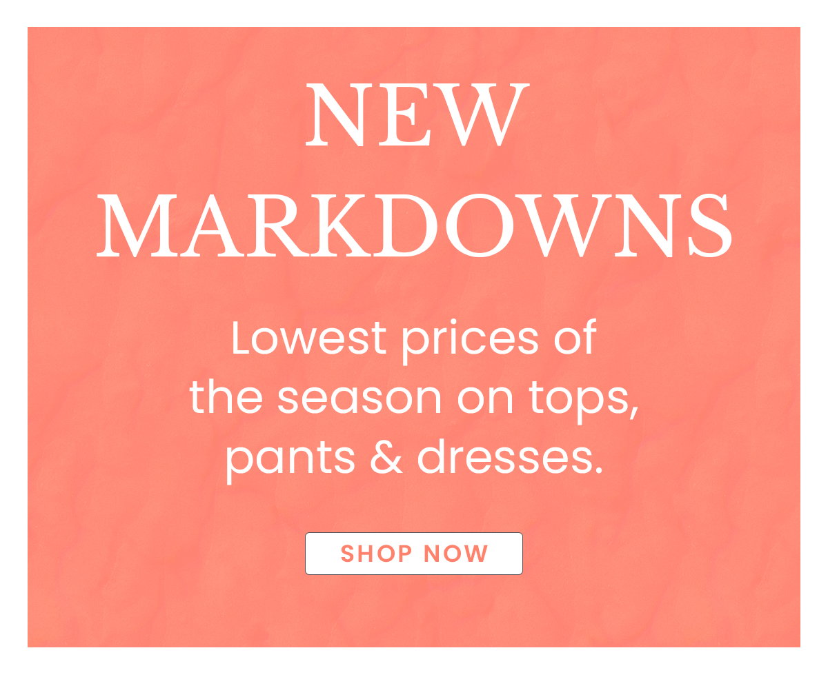 new markdowns