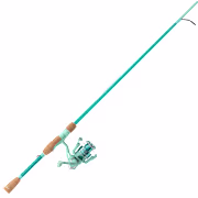SheFish Sparkle Elite Spinning Combo - Teal