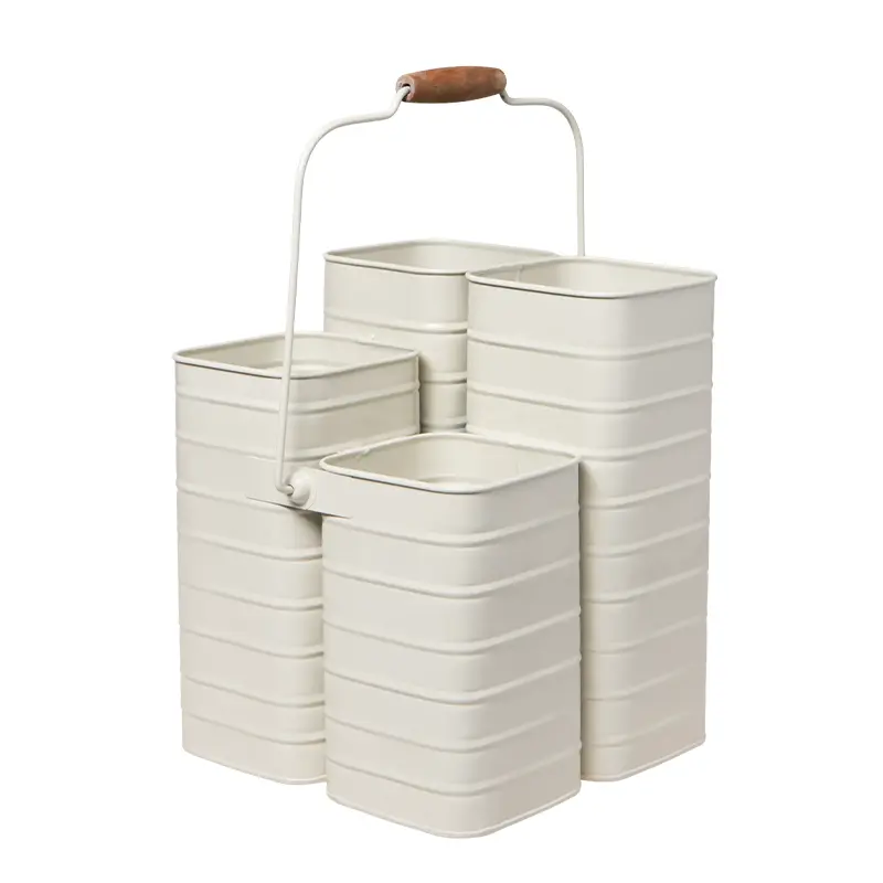 Image of Cream Flower Caddy