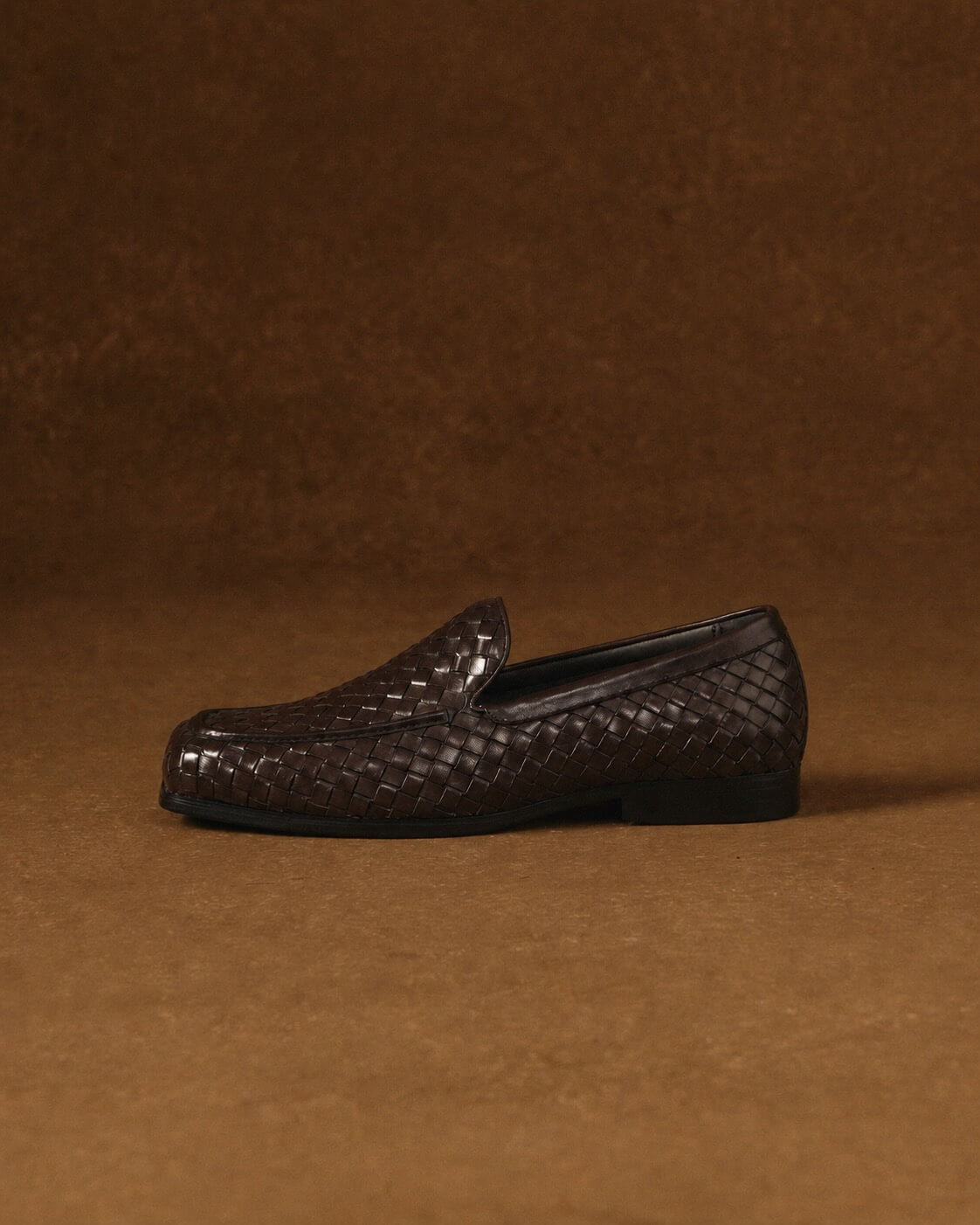 Torino Espresso Woven Square Toe Loafers