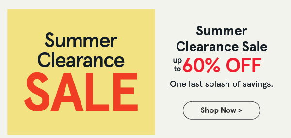 Summer Clearance Sale