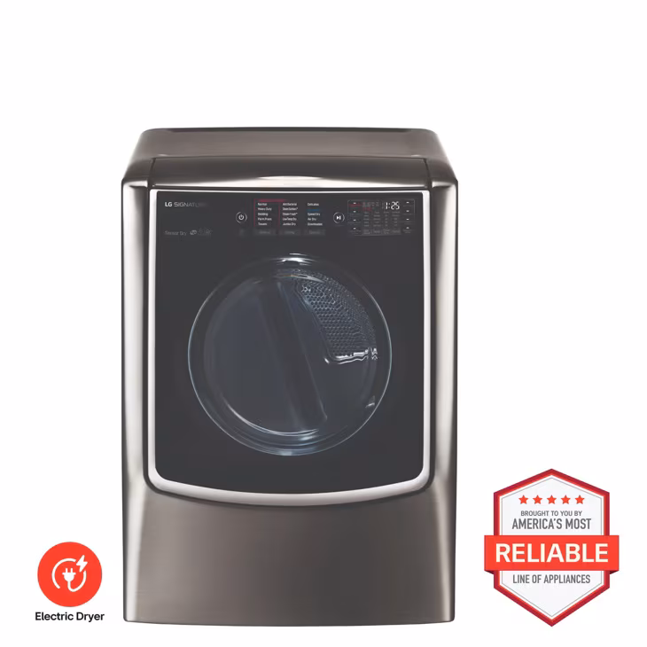 Image of LG Large Smart Wi-Fi Enabled Electric Dryer