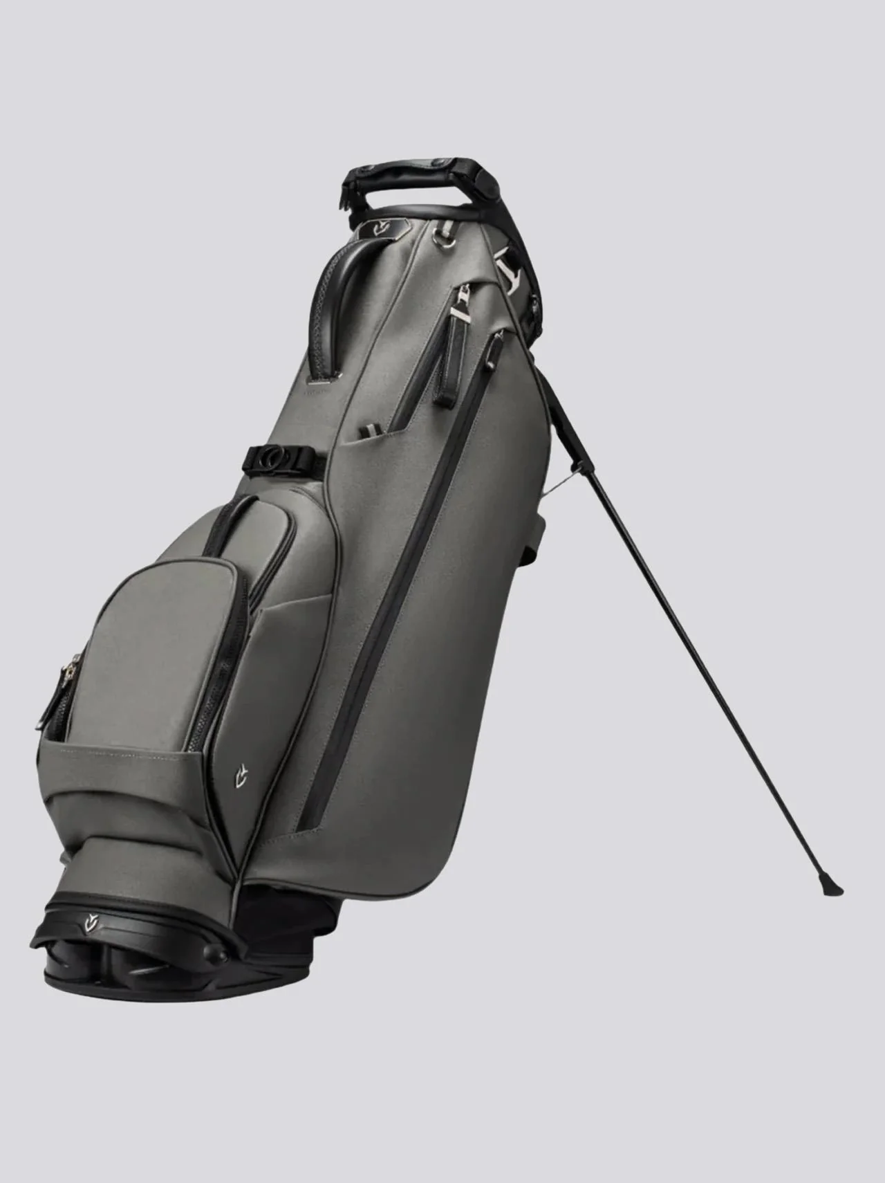 Image of Lux Stand Bag Crosshatch Grey