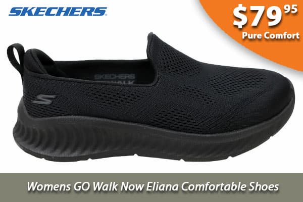Skechers Womens GO Walk Now Eliana Comfortable Shoes