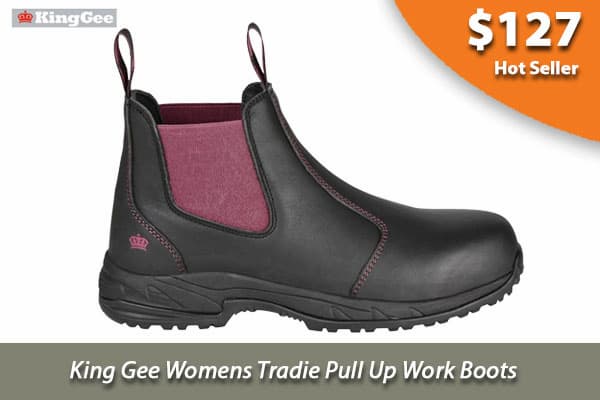 King Gee Womens Tradie Pull Up Work Boots