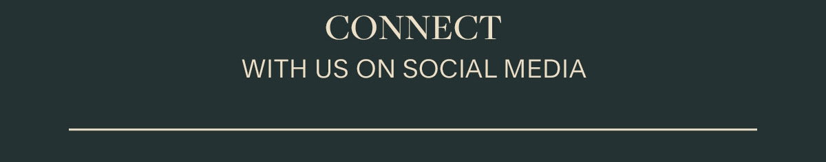 Connect With Us On Social Media