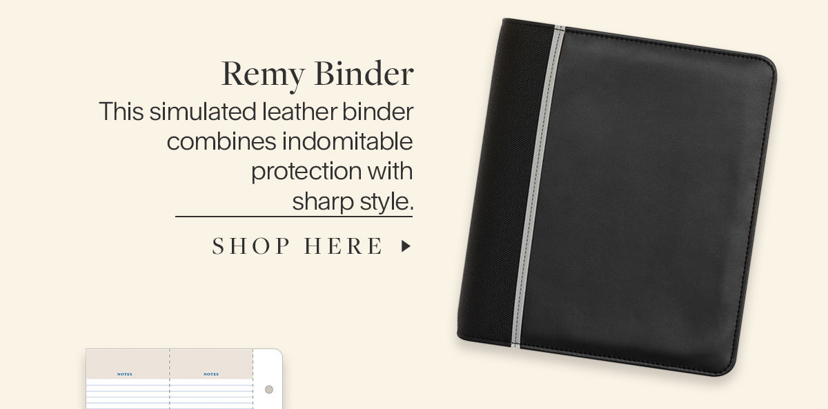 Remy Binder. Shop here.