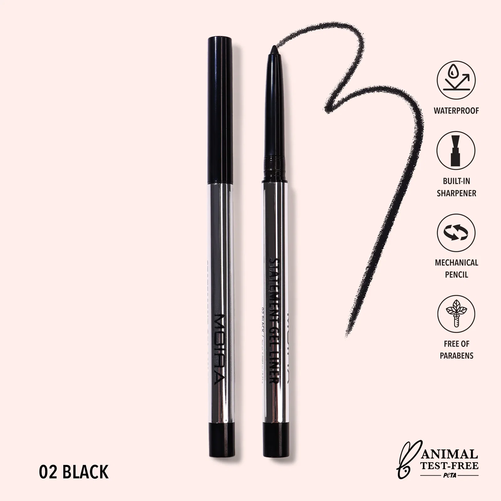 Image of Statement Gel Liner (002, Black)