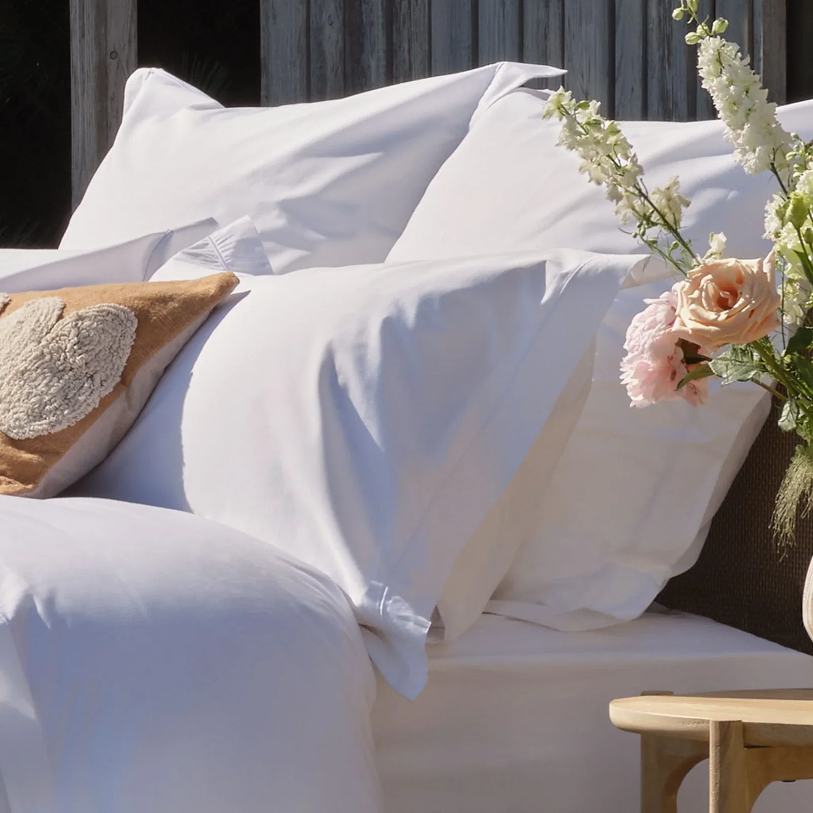 Image of Egyptian Cotton Percale Fitted Sheet