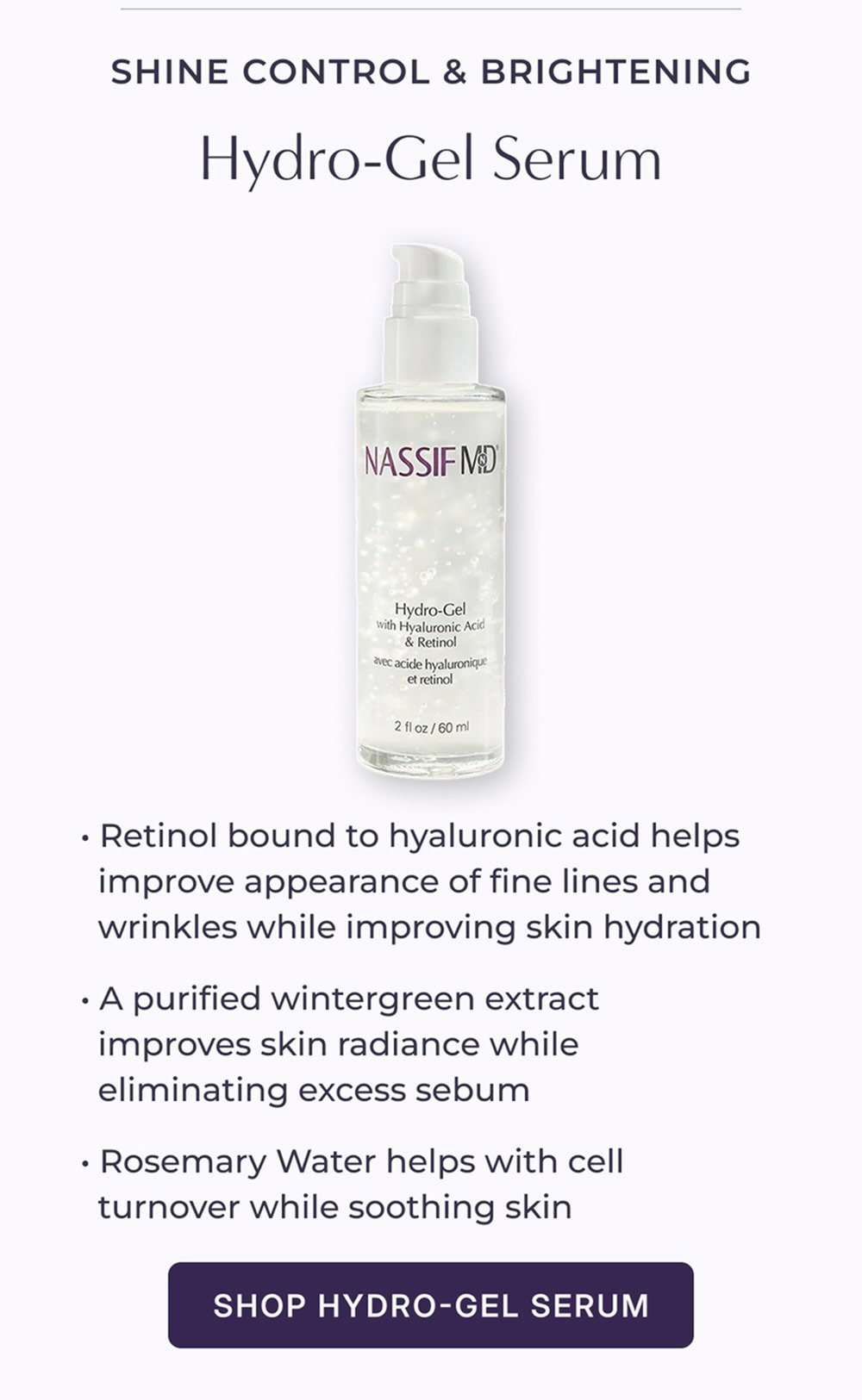 SHOP HYDRO-GEL SERUM