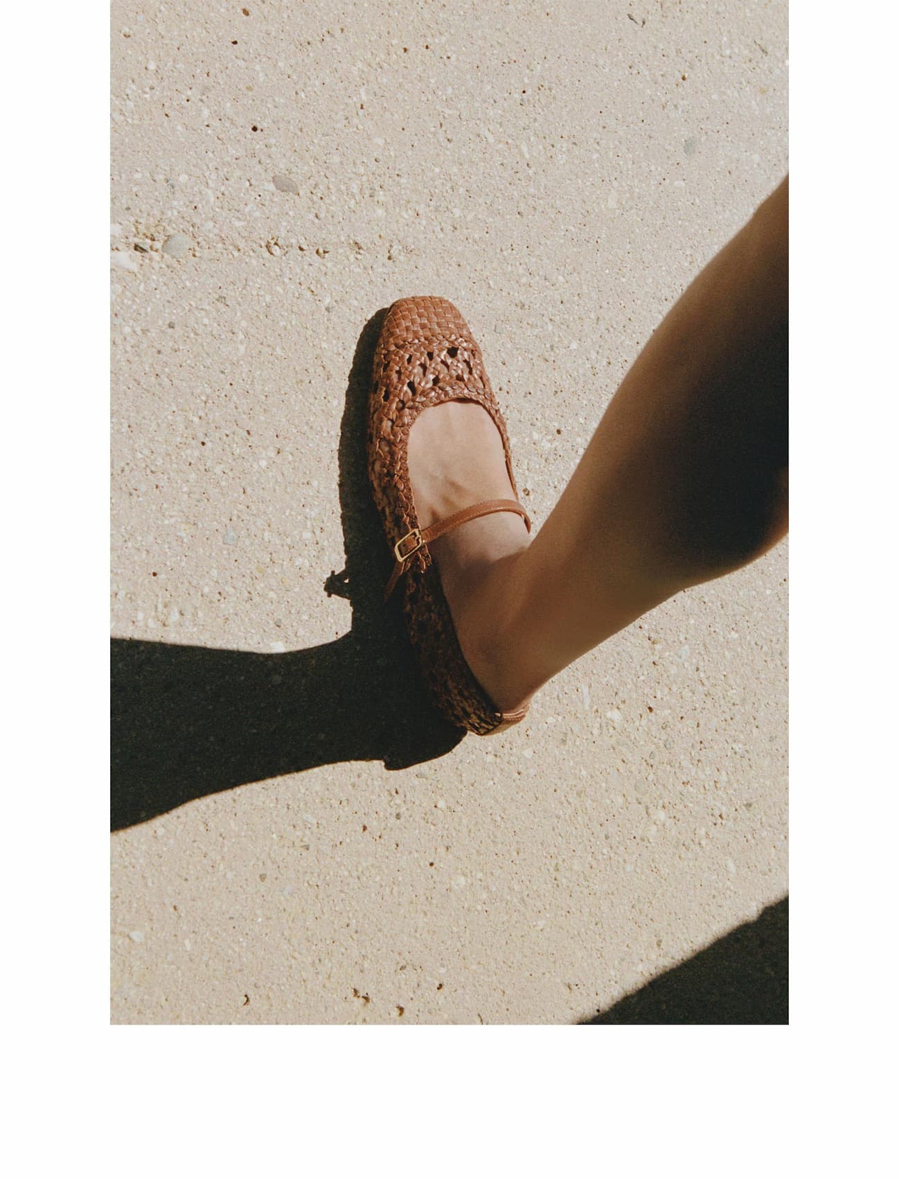The Fonteyn Jane in Saddle Woven Leather