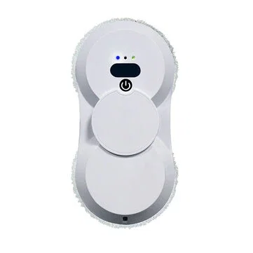 [EU Direct]NovuLife Automatic Window Cleaner Robot with 2800Pa Suction, Dual Spray, Remote Control & Safety Cord for Home Glass Cleaning