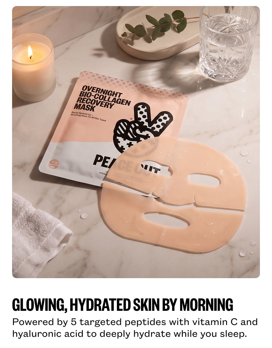 Glowing, hydrated skin by morning