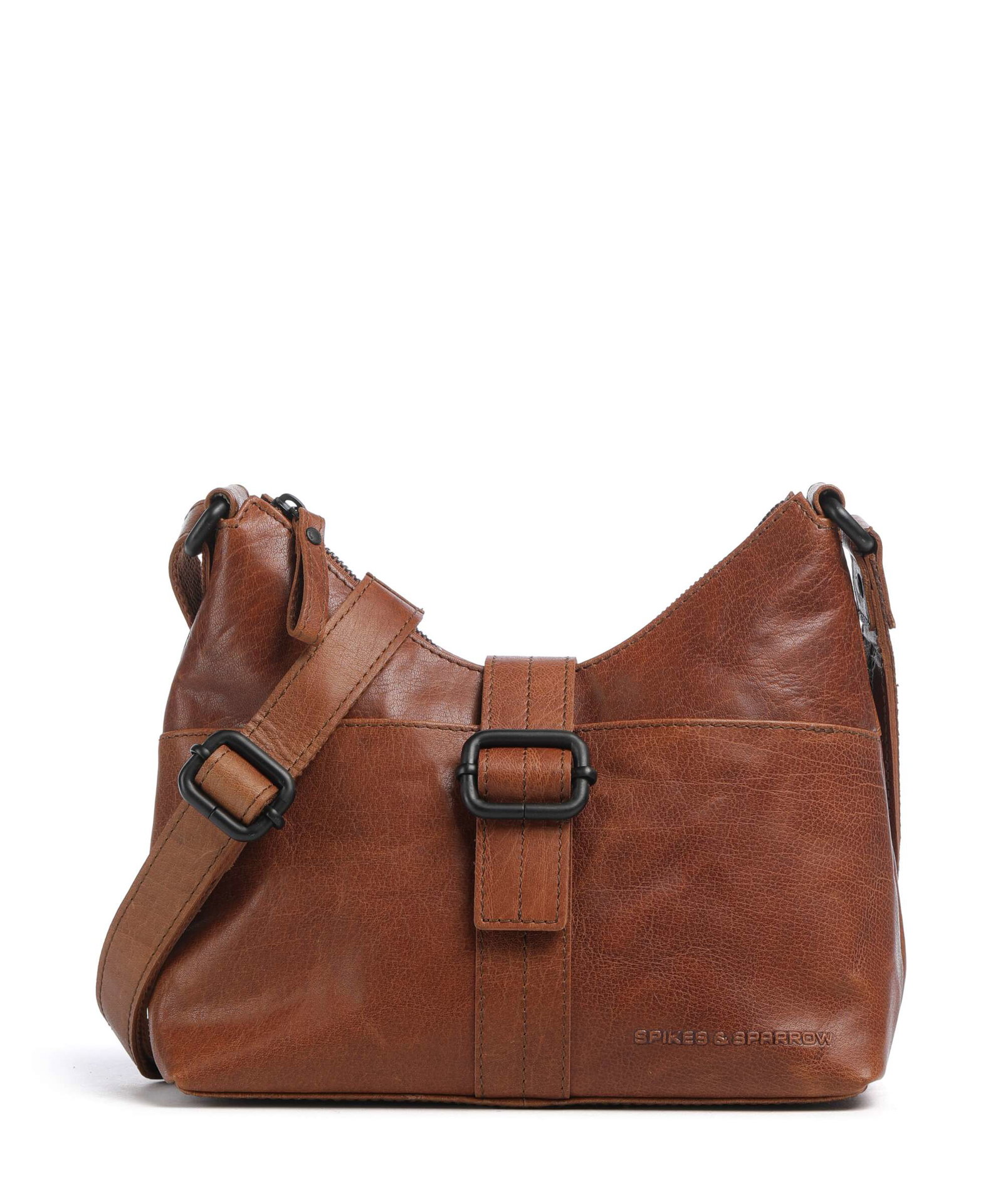 Spikes & Sparrow Bronco Ellesse Crossbody bag fine grain leather