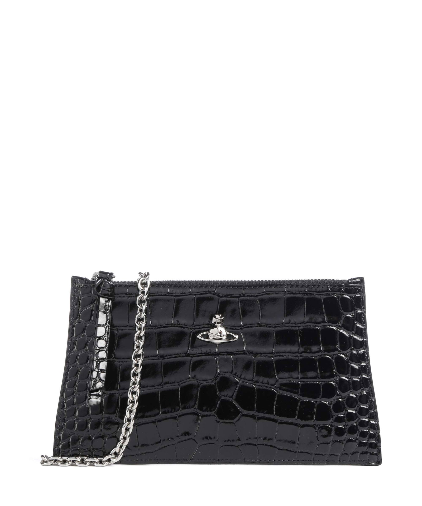 Vivienne Westwood Embossed Croc Small Clutch bag embossed calfskin