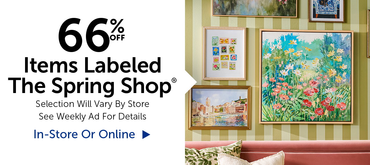 66% Off The Spring Shop® - Selection Will Vary By Store