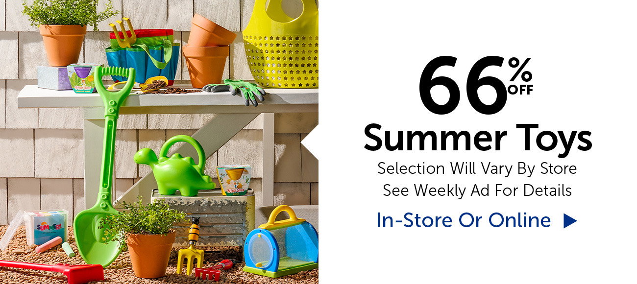 66% Off Summer Toys - Select Categories