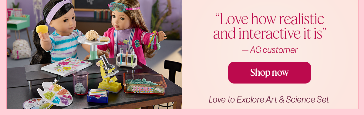 Love to Explore Art & Science Set: “Love how realistic and interactive it is. Shop Now