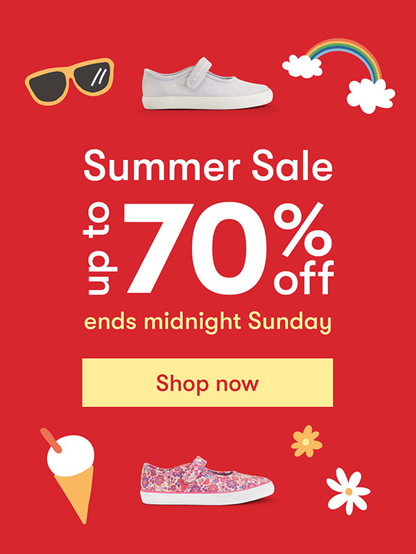 Summer sale up to 70% off - Ends midnight Sunday! Shop now >