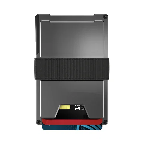 Statik Black Aluminum Wallet