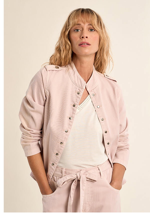 Veste en denim, officier