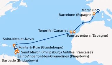 Carte itinéraire
