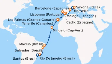 Carte itinéraire