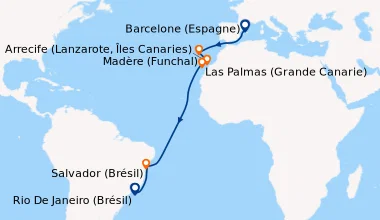 Carte itinéraire