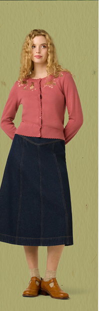 Cats Embroidered Cardigan