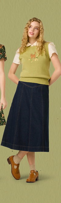 Cats Embroidered Blouse