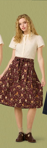 Cute Cats Midi Skirt