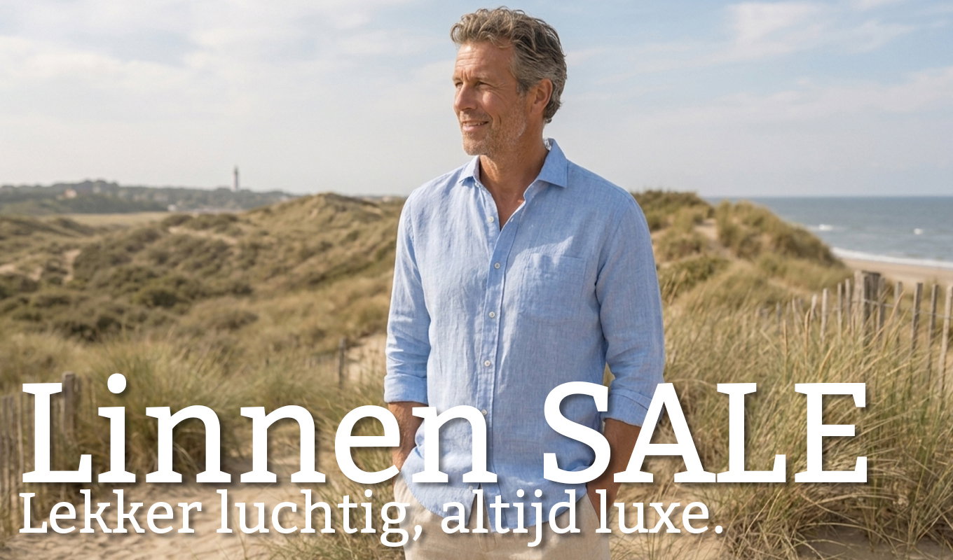 Linnen overhemden sale