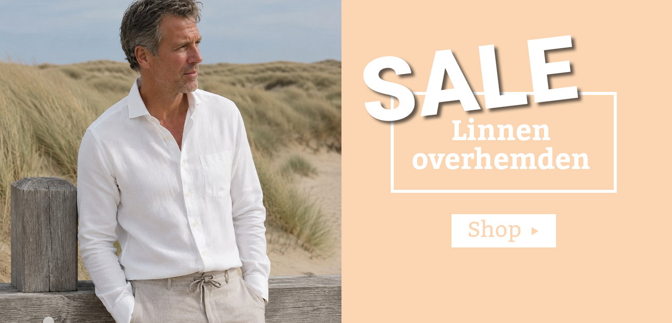 Linnen overhemden sale