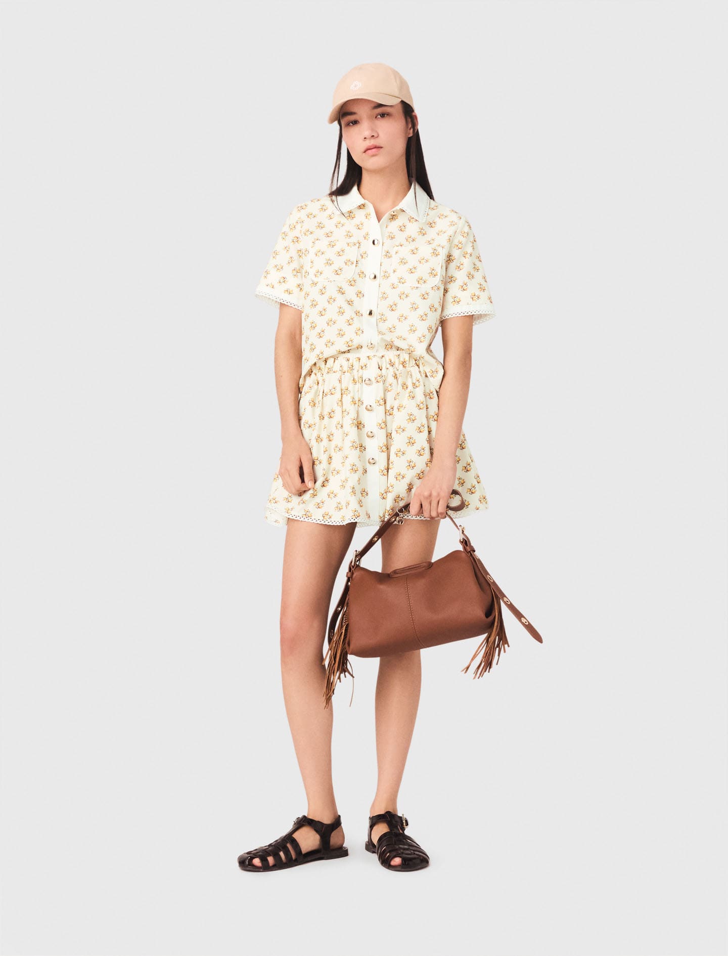 chemise à fleur