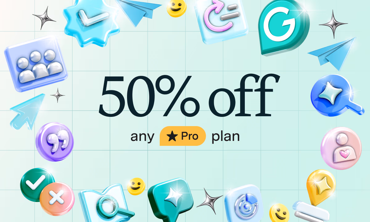 50% off any Pro plan