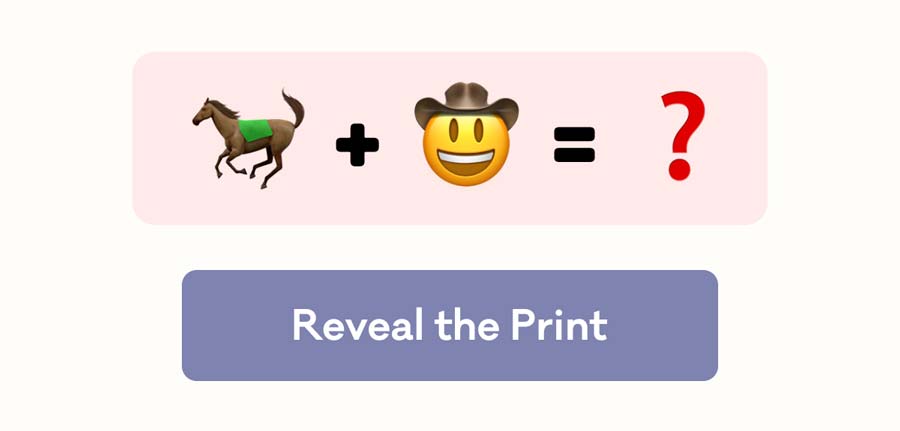 Reveal the Print