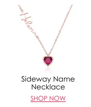 Sideway Name Necklace