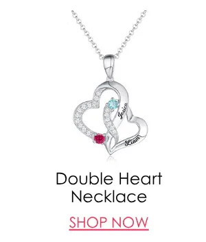 Double Heart Necklace