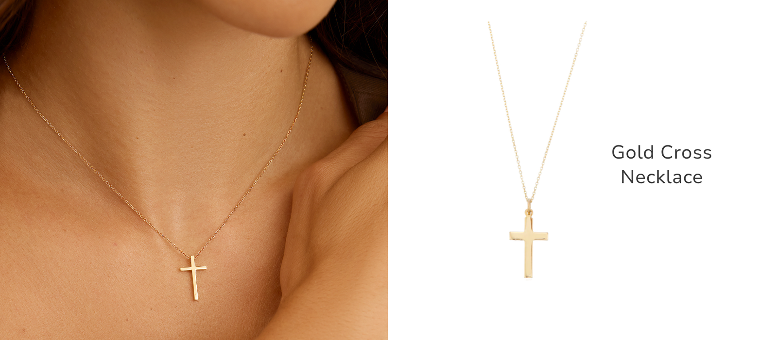 Gold Cross Necklace